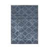 Blue Arabesque Pattern Living Room Rug 133x180