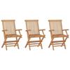 Foldable Garden Chairs - vidaXL - Solid Teak Wood