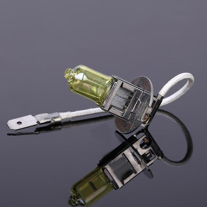 Новинка, 2 шт./лот, лампочки H3 4300K, автомобильные галогенные ксеноновые фары H3 12 В 55 Вт, желтые противотуманные фары