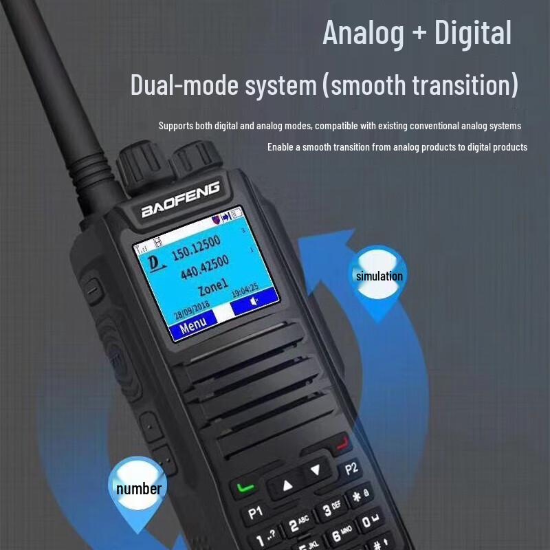 Baofeng DM-1701 DMR Dual-Mode Digital Walkie-Talkie (CN version)