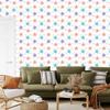 Starfish Wallpaper White, Coral and Cream for Living Room and Bedroom 50x1000