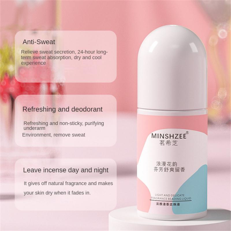 Ходячие бусины, жидкий антиперспирант для подмышек, длительный аромат, духи для тела, портативный дезодорант, духи для женщин и мужчин
