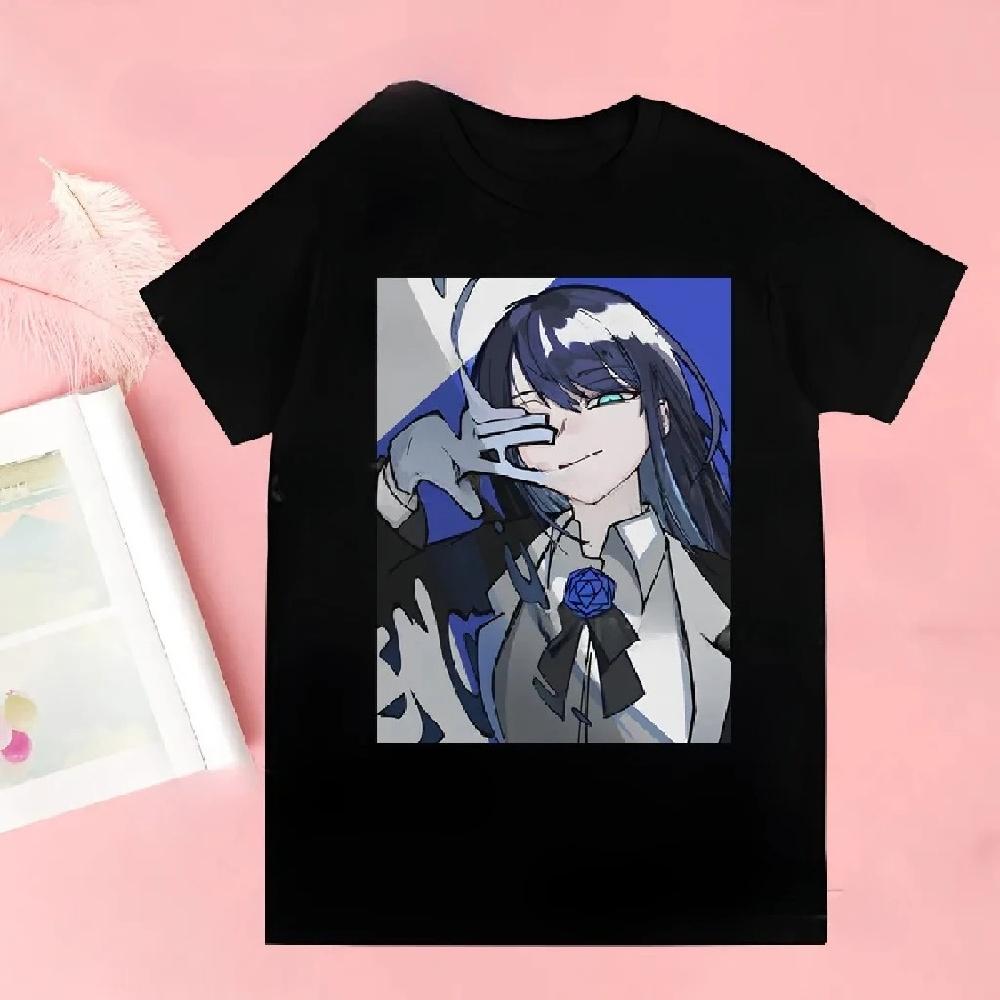 Ado Tshirt Printed Unisex Short Sleeve T Shirt Cool Cartoon Casual T-shirt Streetwear Tops Women Clothing Y2k Top5