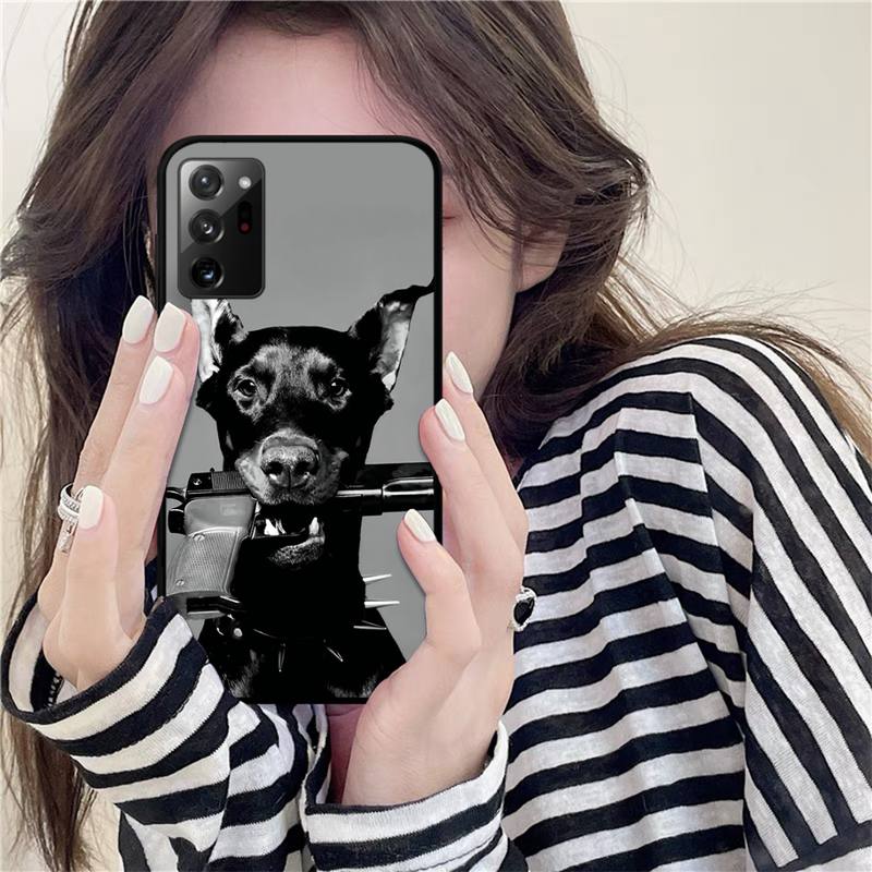 Чехол для телефона Yinuoda с изображением животных таксы и добермана для Samsung Note 20 Ultra 10 pro lite plus 9, 8, 5, 4, 3 M, 30s, 11, 51, 31, 31s, 20 A7