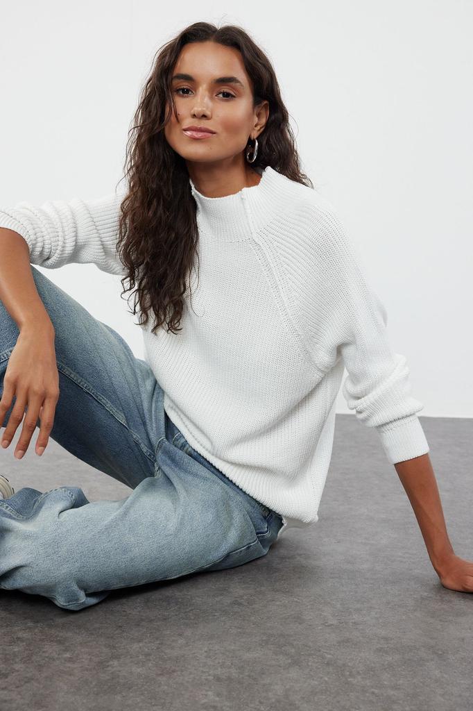 Женский модный стильный свитер из норки, более устойчивый широкий трикотаж, свитер