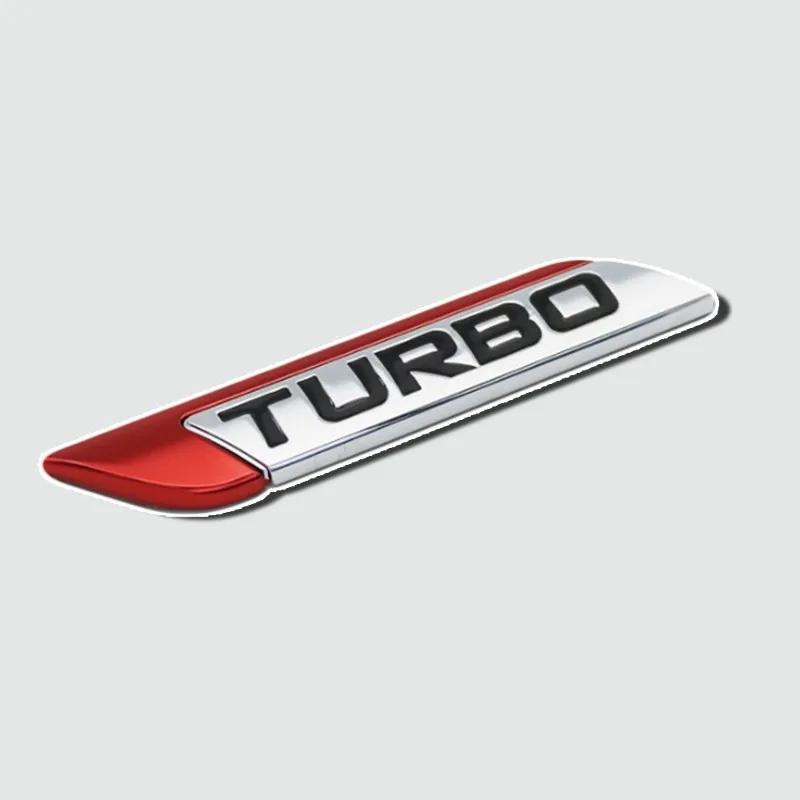 TURBO 3D металлическая эмблема значок для кузова автомобиля универсальный внешний стиль автомобиля эмблема наклейки декоративные наклейки