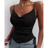 2025 New Fashion Clothes Women's Summer Tops Casual Sleeveless Blouses Slim Fit Club Wear Tops Ladies V-neck Elegant Camisoles Vest