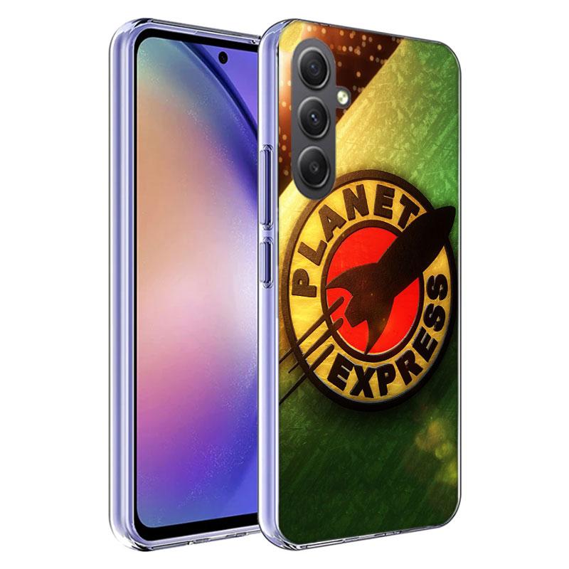 Futurama Planet Express Phone Case for Samsung A16 A26 A36 A56 A17 A37 A57 A07 A06 A02S A03 A04S A05S Galaxy Note 20 10 A50S A71