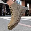 Мужские ботинки из натуральной кожи Высококачественные повседневные ботинки для офиса и отдыха, вечеринки, улицы, мотоцикла, взрослые ботинки, популярные
