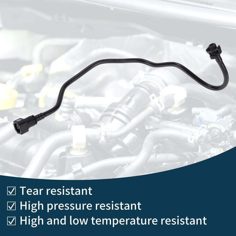 X Autohaux Radiator Hose Heater Hose for Land Rover Range Rover 2013- No.LR035629 Rubber Coolant Pipe Black 1 Pc