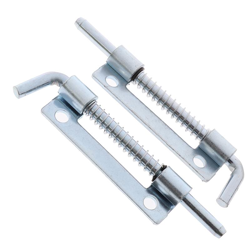 1Pcs Metal Lock Barrel Bolt Spring Loaded Latch 3.54" Long Grip Heavy Duty