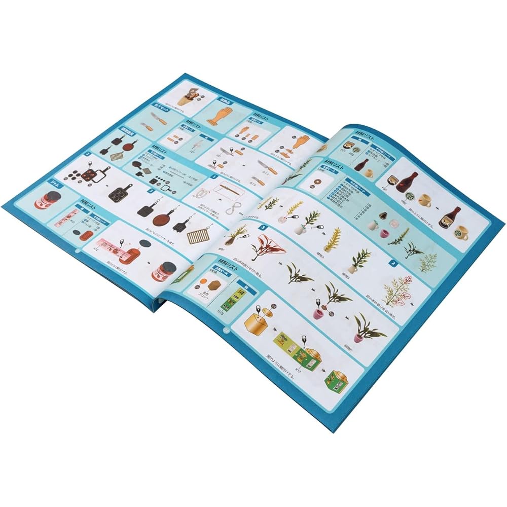 Tsukurundesu DIY Miniature House DG Series Country Kitchen with Instruction Manual