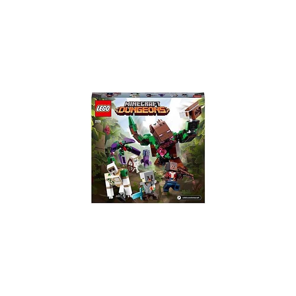 Набор LEGO Minecraft Лесной Монстр 21176 Строительные Блоки Игрушка для Мальчиков и Девочек от 8 лет