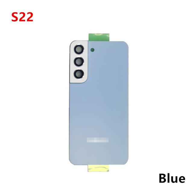 Корпус S908 для Samsung Galaxy S22 Ultra Plus S901 S906 5G Крышка аккумулятора Стекло Ремонт Задняя крышка Задняя + Логотип Объектив камеры
