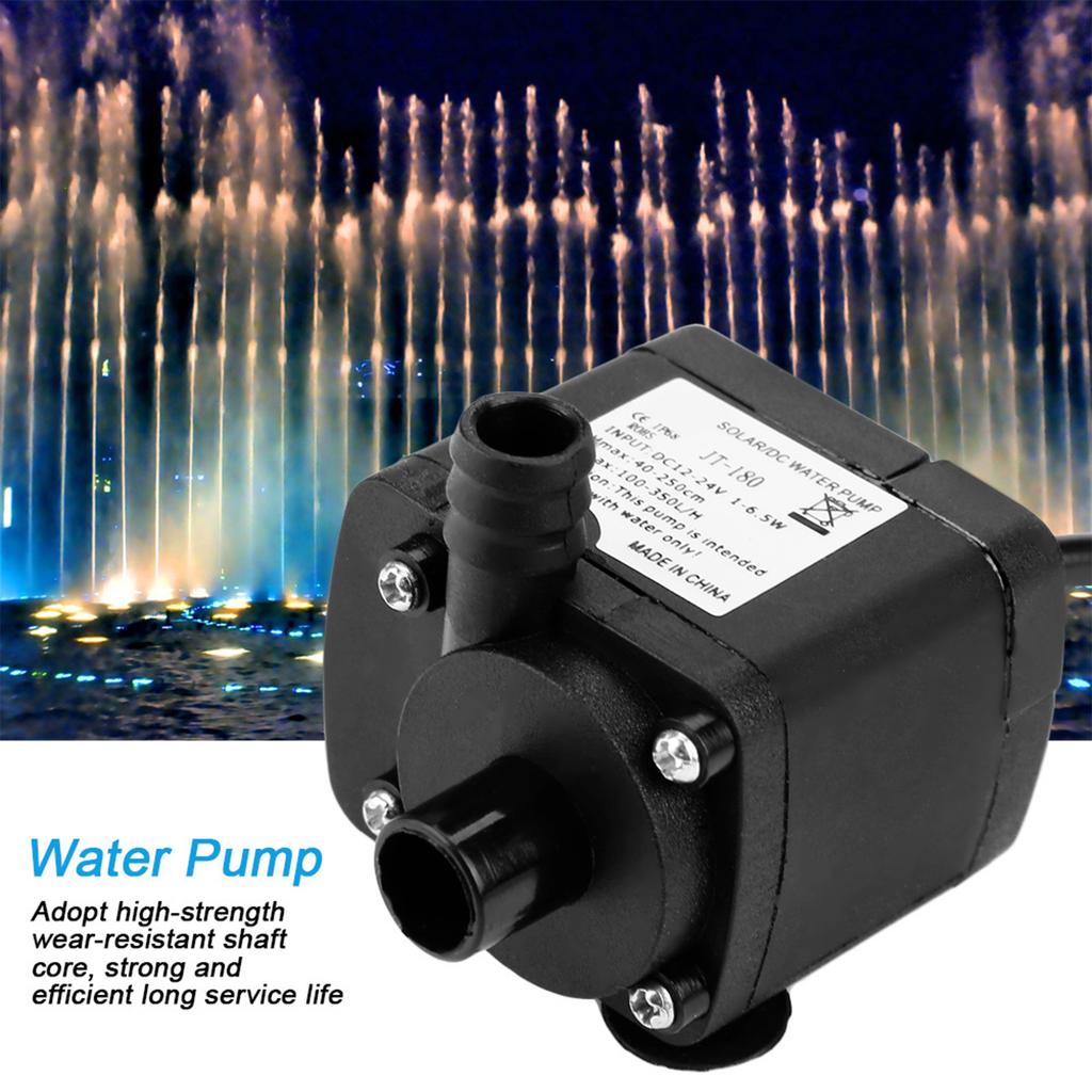 Mini DC Brushless Low Noise Water Pump for Solar Water Heater Fish Tank 24V 40 Celsius ~100 Celsius