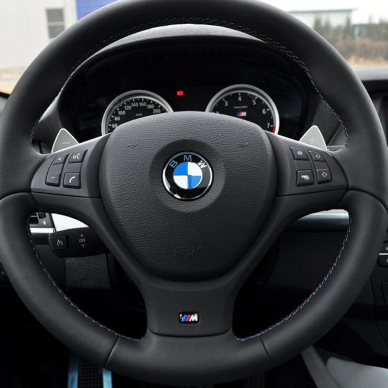 4pcs 16mm 17mm 19mm Logo M Emblem Steering Wheel Badge Rims Sticker For BMW E39 E46 E36 E87 E60 E90 F30 F20 X3 X5 X6 Accessories
