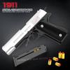 Black Automatic Colt 1911 Automatic Shell Soft Bullet Toy Gun Air Gun CS Shooting Weapon Boy Toy Continuous Firing