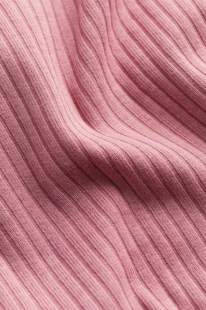 Хлопковый топ в рубчик