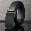 Men's Leather Belt Trend New Versatile Leather Belt Business Casual Automatic Buckle Middle Aged Young Cowhide Belt Men