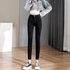 Spring and Autumn New Elastic Simple Skinny Small Foot Jeans Women's High Slim Korean Edition Pencil Jeans