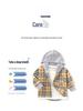 2025 Kids' Plaid Hooded Long-Sleeve Cardigan - Spring/Autumn Fashion