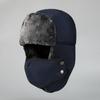 Pilot Hat Ushanka Men's Winter Trapper Hat with Windproof Mask-Russian Trooper Hat Hunting Skiing Hat for Men Women