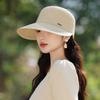 Летняя новая шляпа женская пляжная для путешествий и отпуска шляпа из рафии соломенная шляпа от солнца шляпа от солнца