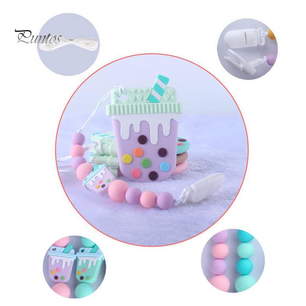 Puntos детское питание, силиконовые шарики, прорезыватель для мороженого, соска-клипса, игрушка-цепочка для прорезывания зубов