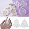 Christmas Tree DIY Resin Crystal Epoxy Mould Snowflake Elk Pendant Bag Decoration Resin Aroma Gypsum Plaster Silicone Mould