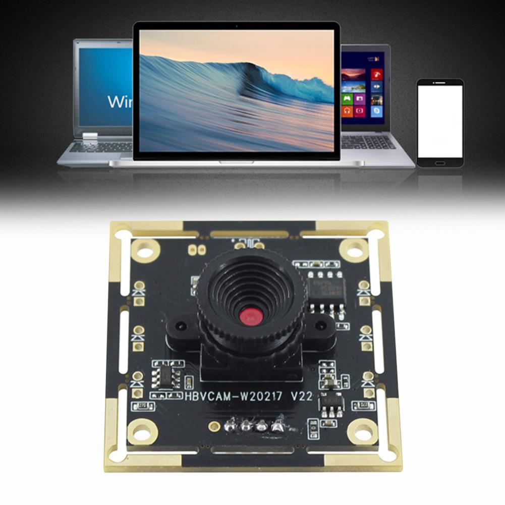 OV9732 Camera Module Board 1MP Lens Monitoring Module 1280x720 60/72/100/160/180° Adjustable Manual Focus for WinXP/7/8/10/Linux