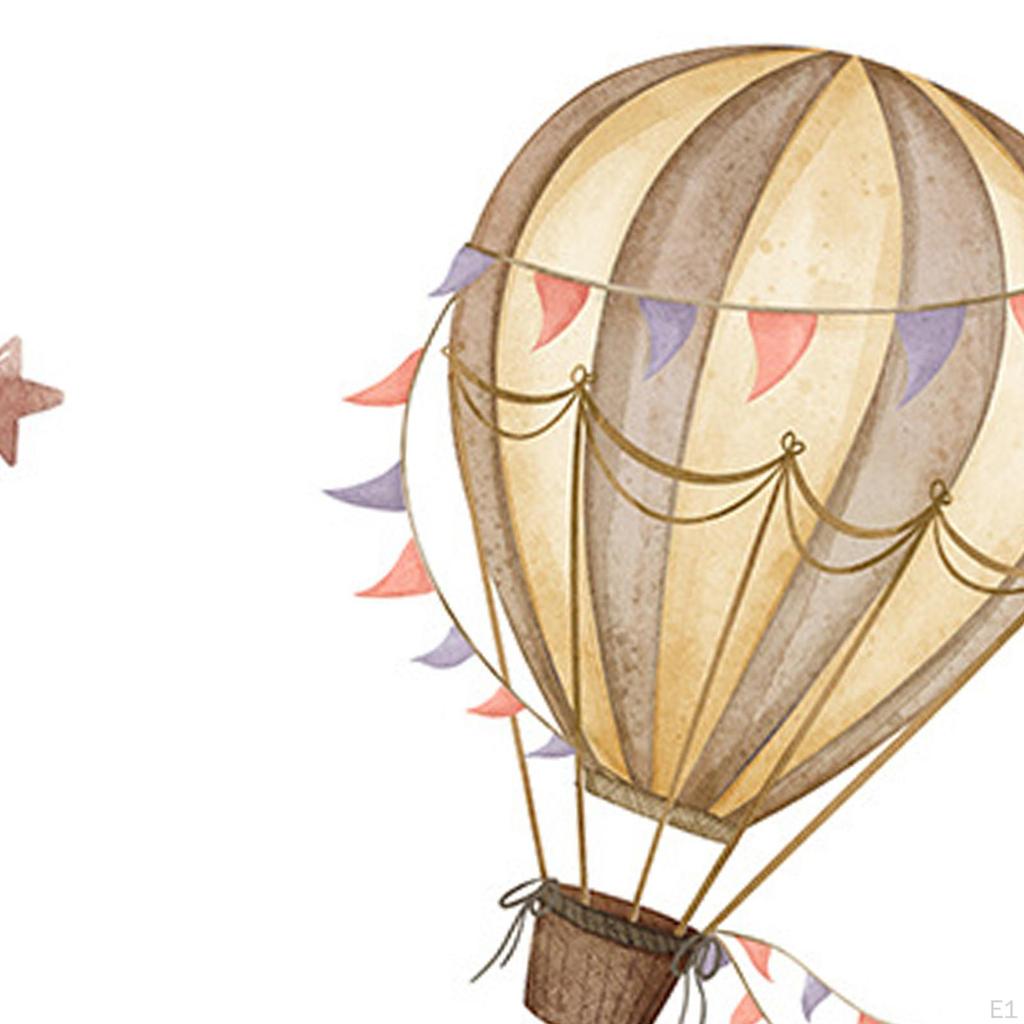 2 шт. Наклейки на стену в виде воздушных шаров, звезд, птиц, облаков, наклейки, многоцелевое искусство, настенная живопись, декор