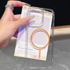 Прозрачный акриловый жесткий чехол MagSafe для iPhone 16E 14 15 16 Plus 12 13 mini X XR XS 11 16 pro max Магнитный ультратонкий чехол