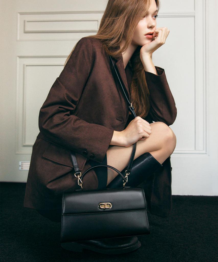 Clave Lena Black Tote Bag