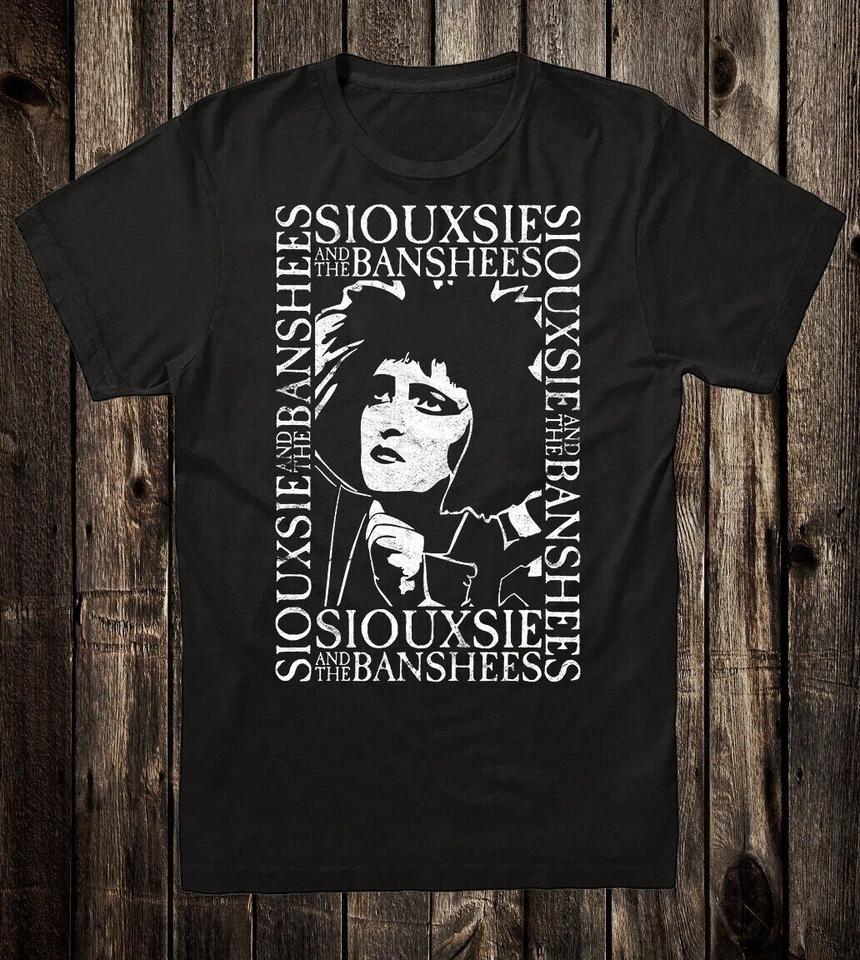 Ретро Футболка 100% Хлопок 80-х 90-х Готика Siouxsie And The Banshees