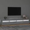 VidaXL TV Stand with LED Lights Entertainment Center Storage Media Console Living Room Furniture Home 3152768