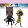 Яркие ПВХ-статуэтки Six и Mono из Little Nightmares, идеальные для украшения вечеринки и витрин