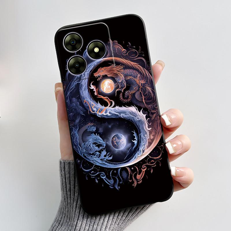 For Blackview Wave 8C 6.56" Wave 8 Black View Wave8C Wave8 Back TPU Soft Silicone Phone Case Luxury Cute Love Rabbit Funny Cover