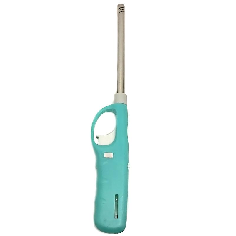 1 шт. Зажигалка для свечей, газовая бутановая, многоразовая, пластиковая, многоцелевая, для кухни, камина, печи-барбекю