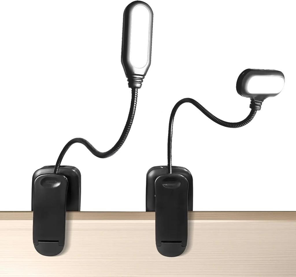 Мини-портативная светодиодная лампа для чтения, защита глаз, гибкая, регулируемая, с батарейным питанием, настольная лампа для обучения, освещение для спальни