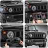 2 шт., аксессуары для передней фары автомобиля SUZUKI Jimny JB64 JB74W 2019-2024, модифицированная защитная крышка фары