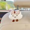 2pcs Cute Cloud Car Seat Back Hook Storage Headrest Organizer Food Bag Handbag Decoration Clothes Hanger