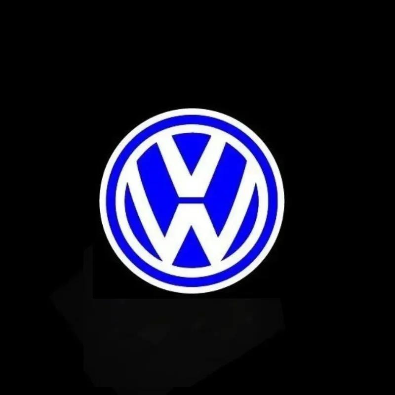 2025 Горячая светодиодная лампа-проектор логотипа на дверь автомобиля для Volkswagen VW Touareg 7P Golf 5 6 7 Jetta MK5 MK6 MK7 Passat B6 B7 B8 Автомобильный кондиционер