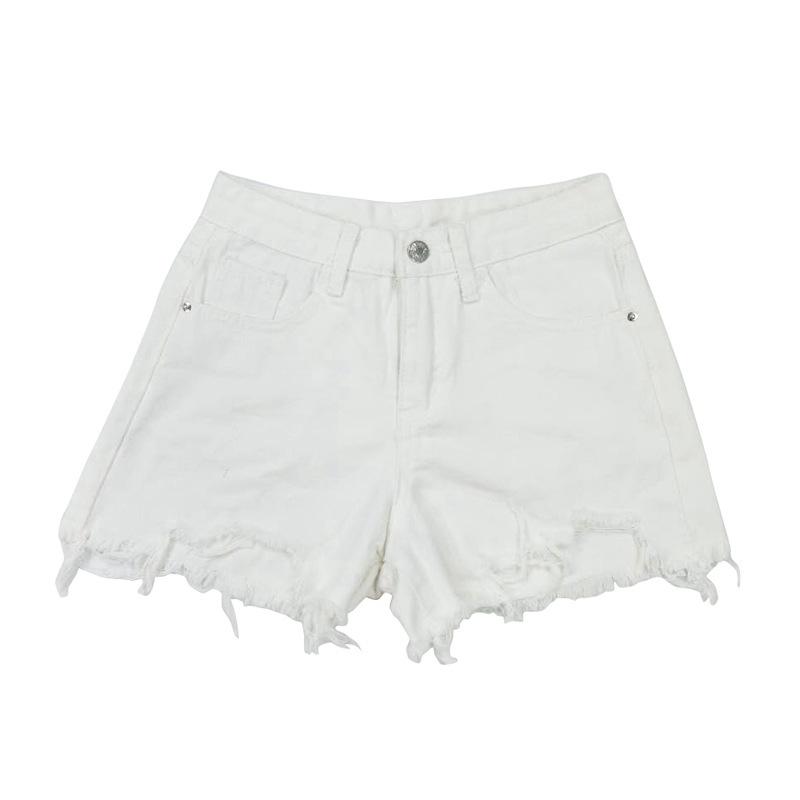 Летние женские джинсовые шорты, классические винтажные повседневные джинсы с высокой талией, женские шорты, брюки