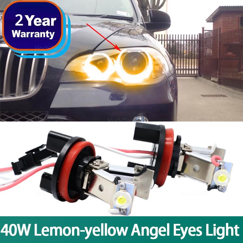 For BMW E81 E82 E87 E88 E90 E91 E92 E93 M3 E60 E61 E70 E71 E84 E89 White Yellow LED Car Angel Eye Marker Headlights Bulbs Lamps