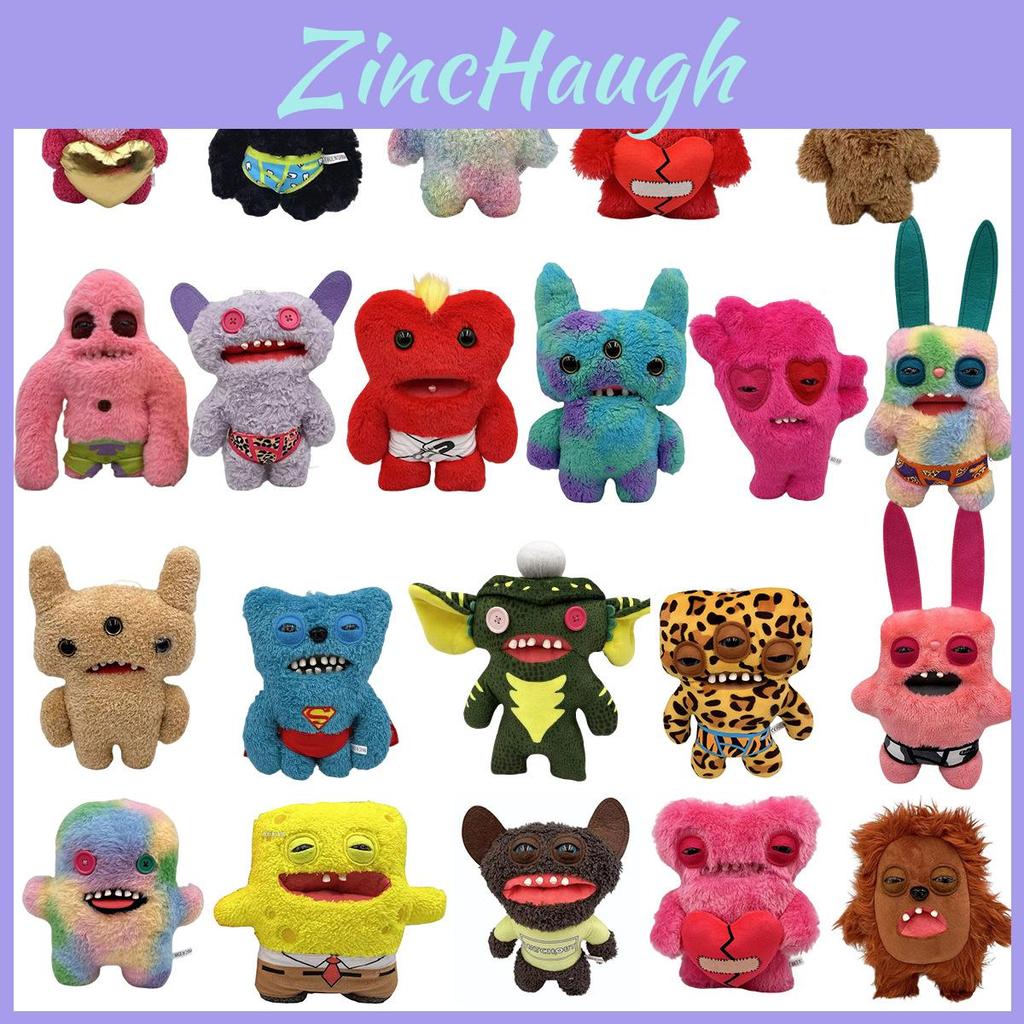 Fuggler Plush Monster Keychain With Short Plush Material For Collection And Play