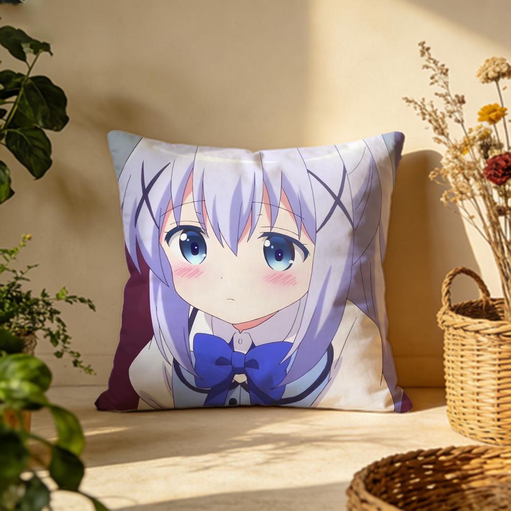 Fashion IIs the Order a Rabbitied Cushion Cover Versatile DoubleSided Pillow Case Fit for Sofa Bed Car  Daily Decor