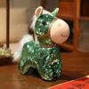 Colorful Sequined Horse Plush Doll Creative Cartoon Steed Doll Zodiac Pony Figurine  Festive Decor