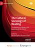The The Cultural Sociology of Reading : The Meanings of Reading and Books Across the World Book