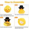 Car Rubber Duck Dashboard Decoration With Squeak Yellow Duck Car Musical  Duck Dashboard Ornament Car Accessories