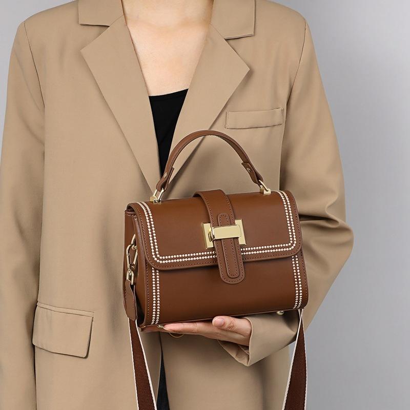 New Crossbody Bag Women's Leather Handbag High-end Single-shoulder Bag